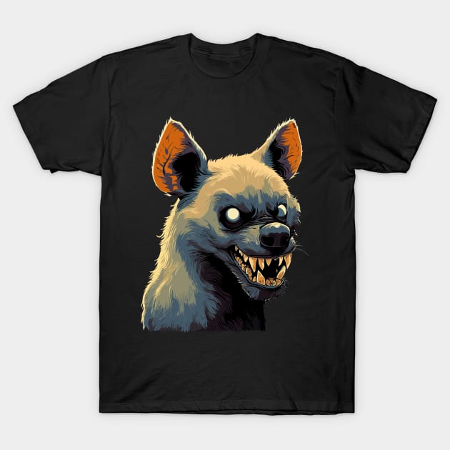 Zambia hyena T-Shirt by TomFrontierArt